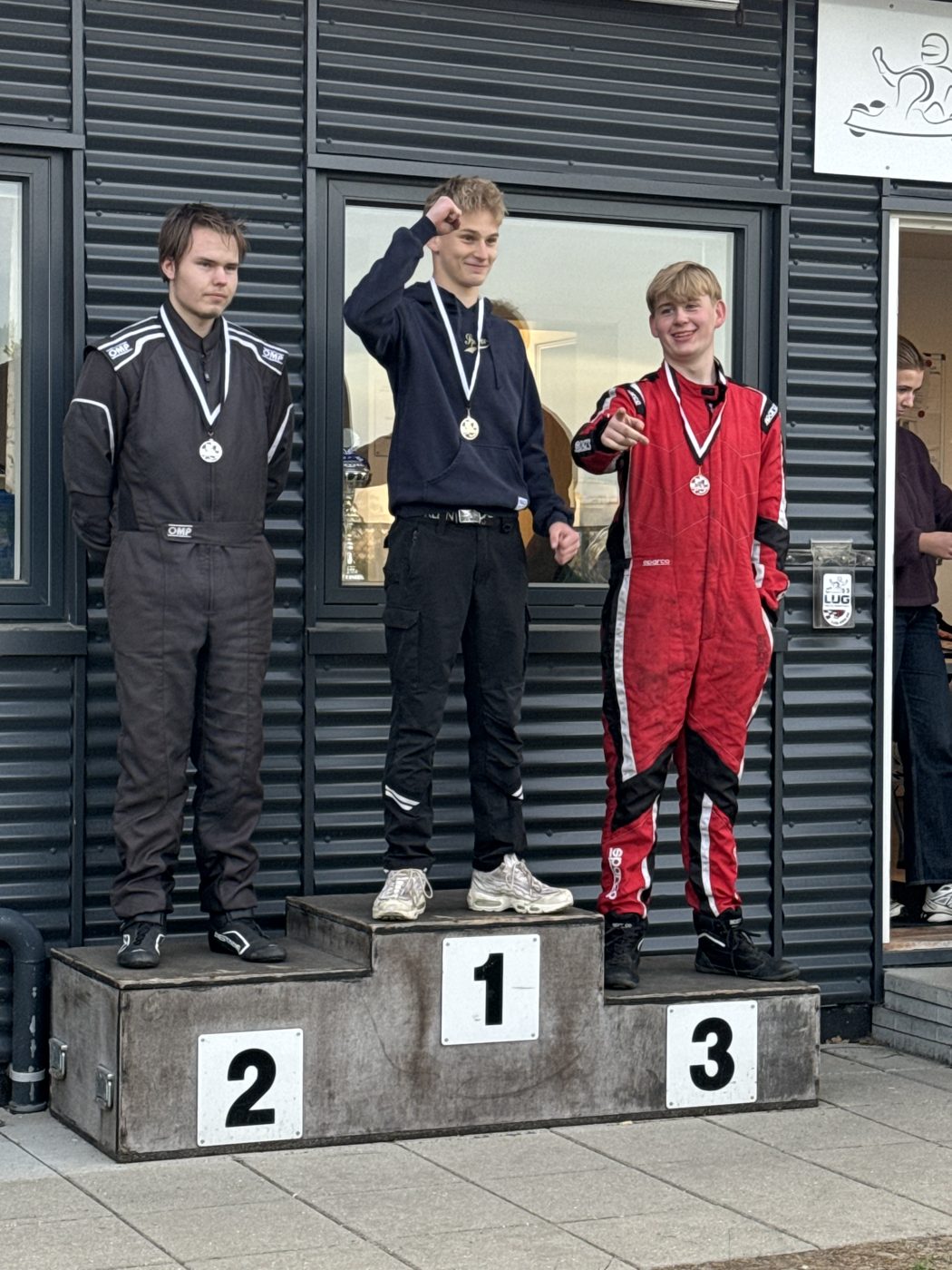 Knud-Magnus på tredjepladsen på podiet